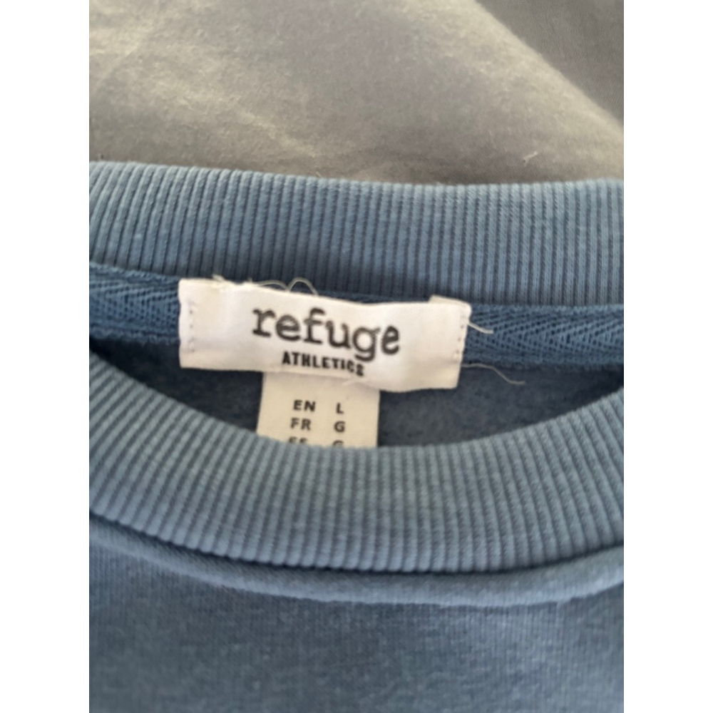 Women's Refuge Blue California LA Graphic Sweatshirt Size L - Picture 3 of 5